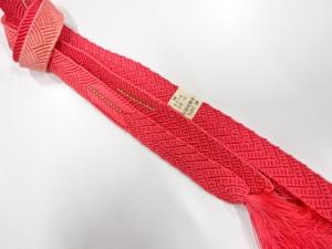 未使用品　正絹　手組帯締め